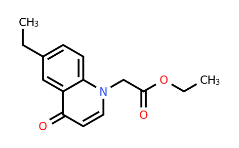CAS 1279208-04-6 | Ethyl 2-(6-ethyl-4-oxoquinolin-1(4H)-yl)acetate