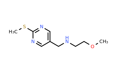 CAS 1279208-79-5 | 2-Methoxy-N-((2-(methylthio)pyrimidin-5-yl)methyl)ethanamine
