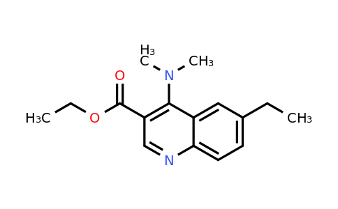 CAS 1279209-74-3 | Ethyl 4-(dimethylamino)-6-ethylquinoline-3-carboxylate
