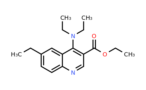 CAS 1279210-07-9 | Ethyl 4-(diethylamino)-6-ethylquinoline-3-carboxylate