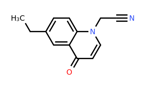 CAS 1279210-09-1 | 2-(6-Ethyl-4-oxoquinolin-1(4H)-yl)acetonitrile