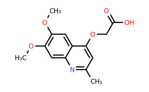 CAS 1279210-55-7 | 2-((6,7-Dimethoxy-2-methylquinolin-4-yl)oxy)acetic acid