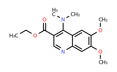CAS 1279210-67-1 | Ethyl 4-(dimethylamino)-6,7-dimethoxyquinoline-3-carboxylate