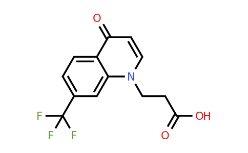 CAS 1279210-71-7 | 3-(4-Oxo-7-(trifluoromethyl)quinolin-1(4H)-yl)propanoic acid