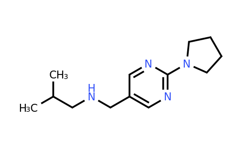 CAS 1279211-92-5 | 2-Methyl-N-((2-(pyrrolidin-1-yl)pyrimidin-5-yl)methyl)propan-1-amine