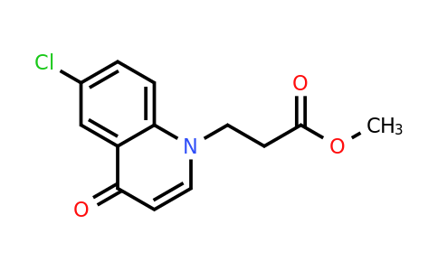 CAS 1279212-97-3 | Methyl 3-(6-chloro-4-oxoquinolin-1(4H)-yl)propanoate