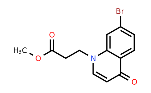 CAS 1279213-21-6 | Methyl 3-(7-bromo-4-oxoquinolin-1(4H)-yl)propanoate