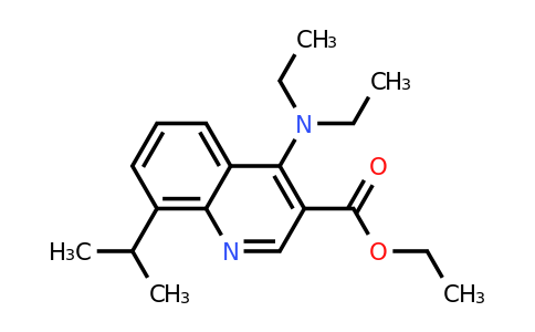 CAS 1279213-98-7 | Ethyl 4-(diethylamino)-8-isopropylquinoline-3-carboxylate