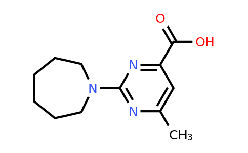 CAS 1279215-02-9 | 2-(Azepan-1-yl)-6-methylpyrimidine-4-carboxylic acid