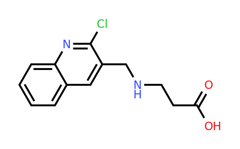 CAS 1279215-64-3 | 3-(((2-Chloroquinolin-3-yl)methyl)amino)propanoic acid