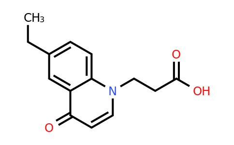 CAS 1279215-73-4 | 3-(6-Ethyl-4-oxoquinolin-1(4H)-yl)propanoic acid