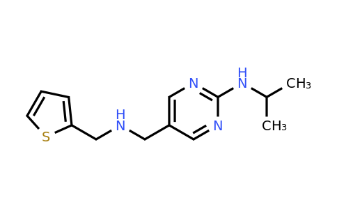 CAS 1279216-00-0 | N-Isopropyl-5-(((thiophen-2-ylmethyl)amino)methyl)pyrimidin-2-amine