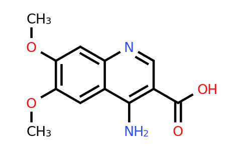 CAS 1279216-52-2 | 4-Amino-6,7-dimethoxyquinoline-3-carboxylic acid