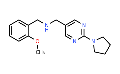 CAS 1279216-96-4 | N-(2-Methoxybenzyl)-1-(2-(pyrrolidin-1-yl)pyrimidin-5-yl)methanamine
