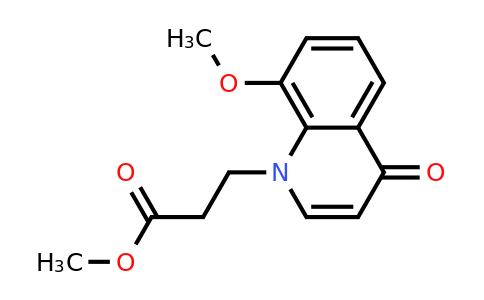CAS 1279217-22-9 | Methyl 3-(8-methoxy-4-oxoquinolin-1(4H)-yl)propanoate