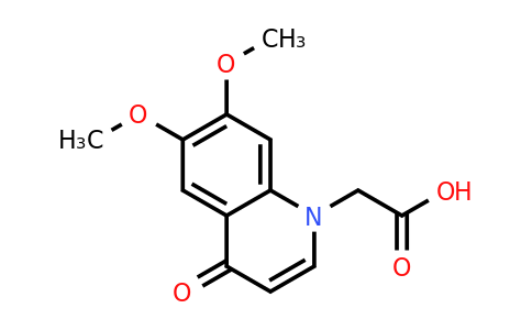 CAS 1279218-16-4 | 2-(6,7-Dimethoxy-4-oxoquinolin-1(4H)-yl)acetic acid