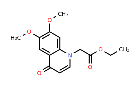 CAS 1279218-20-0 | Ethyl 2-(6,7-dimethoxy-4-oxoquinolin-1(4H)-yl)acetate