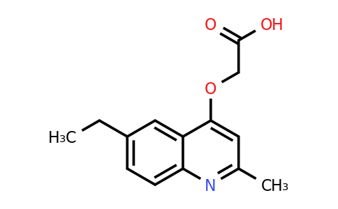 CAS 1279218-42-6 | 2-((6-Ethyl-2-methylquinolin-4-yl)oxy)acetic acid