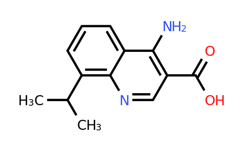 CAS 1279218-90-4 | 4-Amino-8-isopropylquinoline-3-carboxylic acid