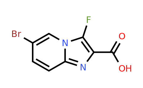 CAS 1279219-30-5 | 6-bromo-3-fluoro-imidazo[1,2-a]pyridine-2-carboxylic acid
