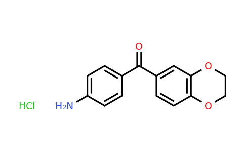 CAS 1279219-36-1 | (4-aminophenyl)(2,3-dihydro-1,4-benzodioxin-6-yl)methanone hydrochloride