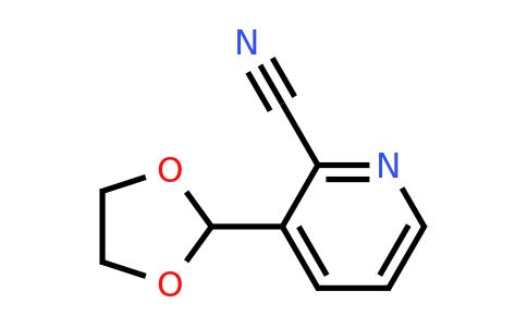 CAS 1279815-80-3 | 3-(1,3-Dioxolan-2-YL)pyridine-2-carbonitrile