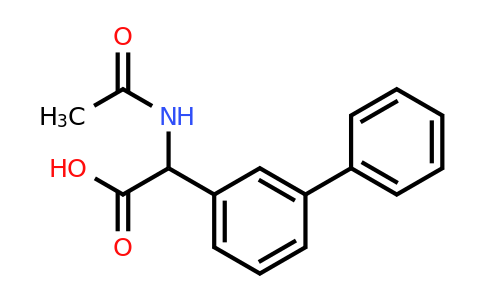 CAS 1279818-05-1 | (Acetylamino)(1,1'-biphenyl-3-YL)acetic acid