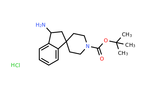 CAS 1279844-40-4 | tert-Butyl 3-amino-2,3-dihydrospiro[indene-1,4'-piperidine]-1'-carboxylate hydrochloride