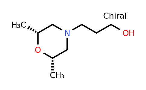 CAS 1280565-71-0 | 3-[(2R,6S)-2,6-dimethylmorpholin-4-yl]propan-1-ol