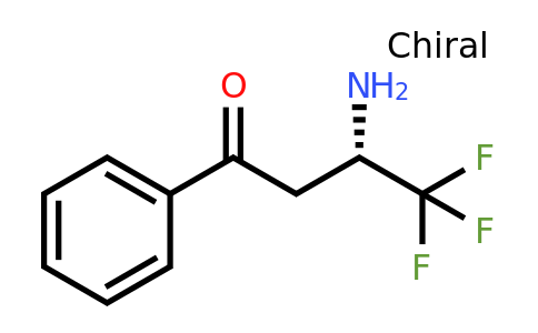 CAS 1280655-40-4 | (3S)-3-Amino-4,4,4-trifluoro-1-phenylbutan-1-one