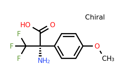 CAS 1280716-87-1 | (2S)-2-Amino-3,3,3-trifluoro-2-(4-methoxyphenyl)propanoic acid