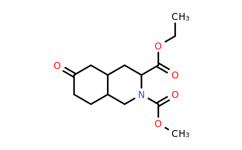 CAS 128073-42-7 | 3-Ethyl 2-methyl 6-oxooctahydroisoquinoline-2,3(1H)-dicarboxylate