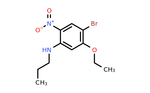 CAS 1280786-62-0 | 4-Bromo-5-ethoxy-2-nitro-N-propylaniline