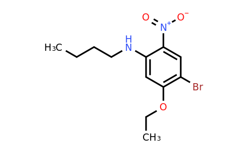 CAS 1280786-89-1 | 4-Bromo-N-butyl-5-ethoxy-2-nitroaniline