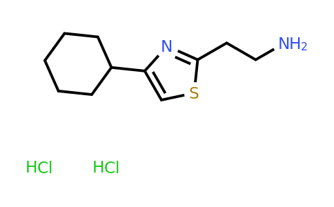 2-(4-Cyclohexyl-1,3-thiazol-2-yl)ethan-1-amine dihydrochloride