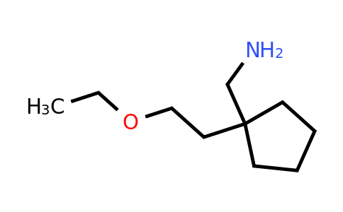 CAS 1281229-10-4 | [1-(2-ethoxyethyl)cyclopentyl]methanamine