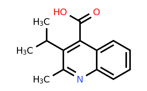 CAS 1281247-46-8 | 3-Isopropyl-2-methylquinoline-4-carboxylic acid