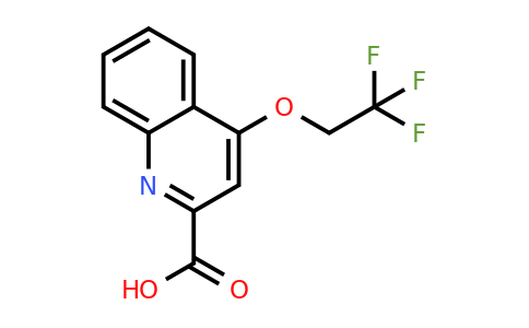 CAS 1281584-65-3 | 4-(2,2,2-trifluoroethoxy)quinoline-2-carboxylic acid