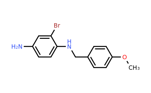 CAS 1281833-75-7 | 2-Bromo-1-N-[(4-methoxyphenyl)methyl]benzene-1,4-diamine