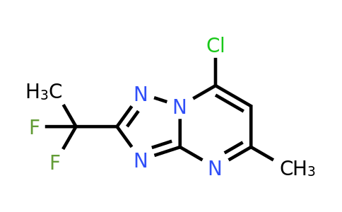 CAS 1281860-67-0 | 7-chloro-2-(1,1-difluoroethyl)-5-methyl-[1,2,4]triazolo[1,5-a]pyrimidine