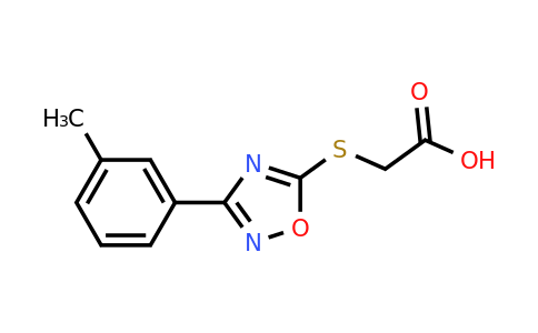 CAS 1281935-95-2 | 2-{[3-(3-methylphenyl)-1,2,4-oxadiazol-5-yl]sulfanyl}acetic acid