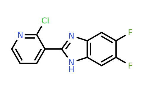 CAS 1281980-00-4 | 2-(2-chloropyridin-3-yl)-5,6-difluoro-1H-benzo[d]imidazole