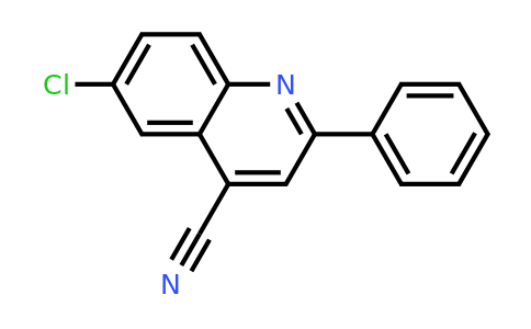 CAS 128220-31-5 | 6-Chloro-2-phenylquinoline-4-carbonitrile