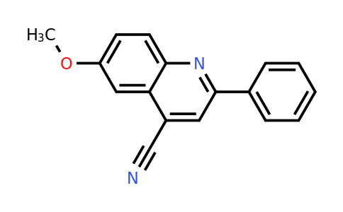 CAS 128220-33-7 | 6-Methoxy-2-phenylquinoline-4-carbonitrile