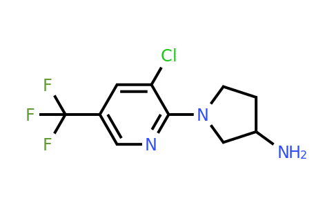 CAS 1282230-08-3 | 1-[3-chloro-5-(trifluoromethyl)pyridin-2-yl]pyrrolidin-3-amine