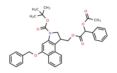 CAS 128228-77-3 | tert-butyl 1-((2-acetoxy-2-phenylacetoxy)methyl)-5-(benzyloxy)-1,2-dihydro-3H-benzo[e]indole-3-carboxylate