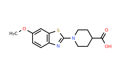 CAS 1282321-65-6 | 1-(6-methoxybenzo[d]thiazol-2-yl)piperidine-4-carboxylic acid