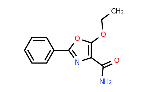 CAS 128242-87-5 | 5-Ethoxy-2-phenyloxazole-4-carboxamide