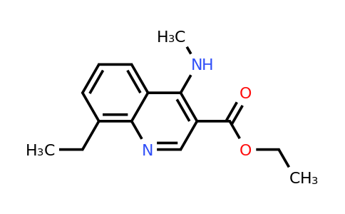 CAS 1282469-57-1 | Ethyl 8-ethyl-4-(methylamino)quinoline-3-carboxylate