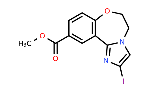 CAS 1282516-44-2 | Imidazo[1,2-D][1,4]benzoxazepine-10-carboxylic acid, 5,6-dihydro-2-iodo-, methyl ester